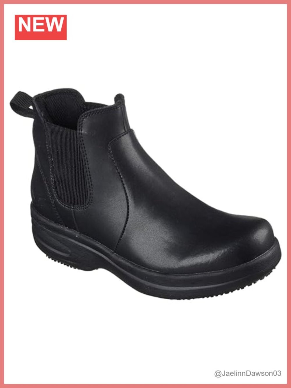 Skechers Ardaya Chelsea Sr Slip Resistant Work Boot Leather Ankle